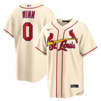 Men's Nike Masyn Winn Cream St. Louis Cardinals Alternate Replica Jersey