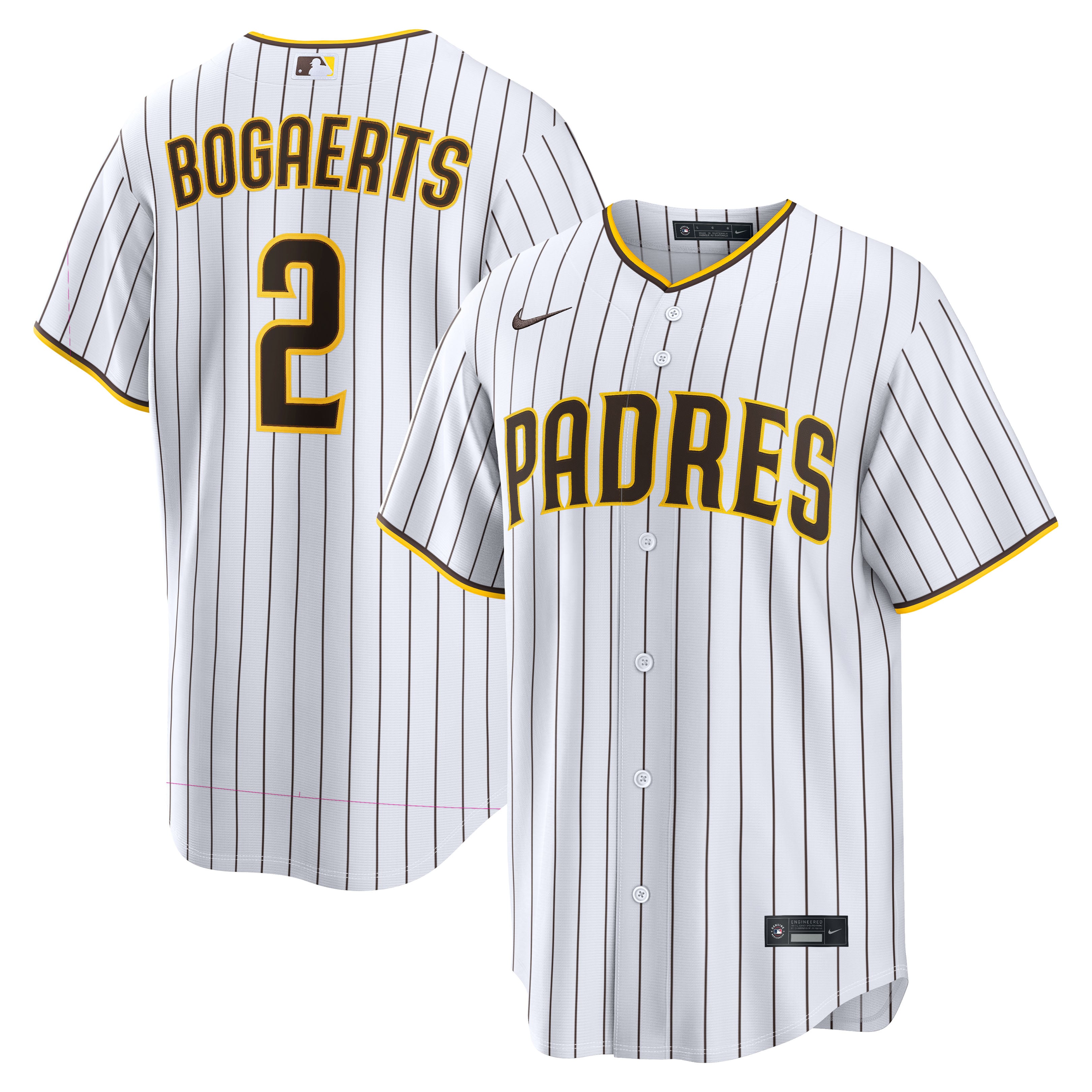 Men's Nike Xander Bogaerts White San Diego Padres Home Replica Jersey