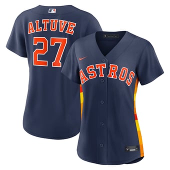 Women's Nike Jose Altuve Navy Houston Astros Alternate Replica Jersey