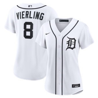 Women's Nike Matt Vierling White Detroit Tigers Home Replica Jersey