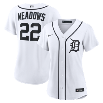 Women's Nike Parker Meadows White Detroit Tigers Home Replica Jersey