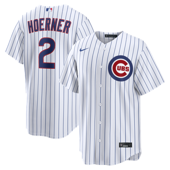 Men's Nike Nico Hoerner White Chicago Cubs Home Replica Jersey