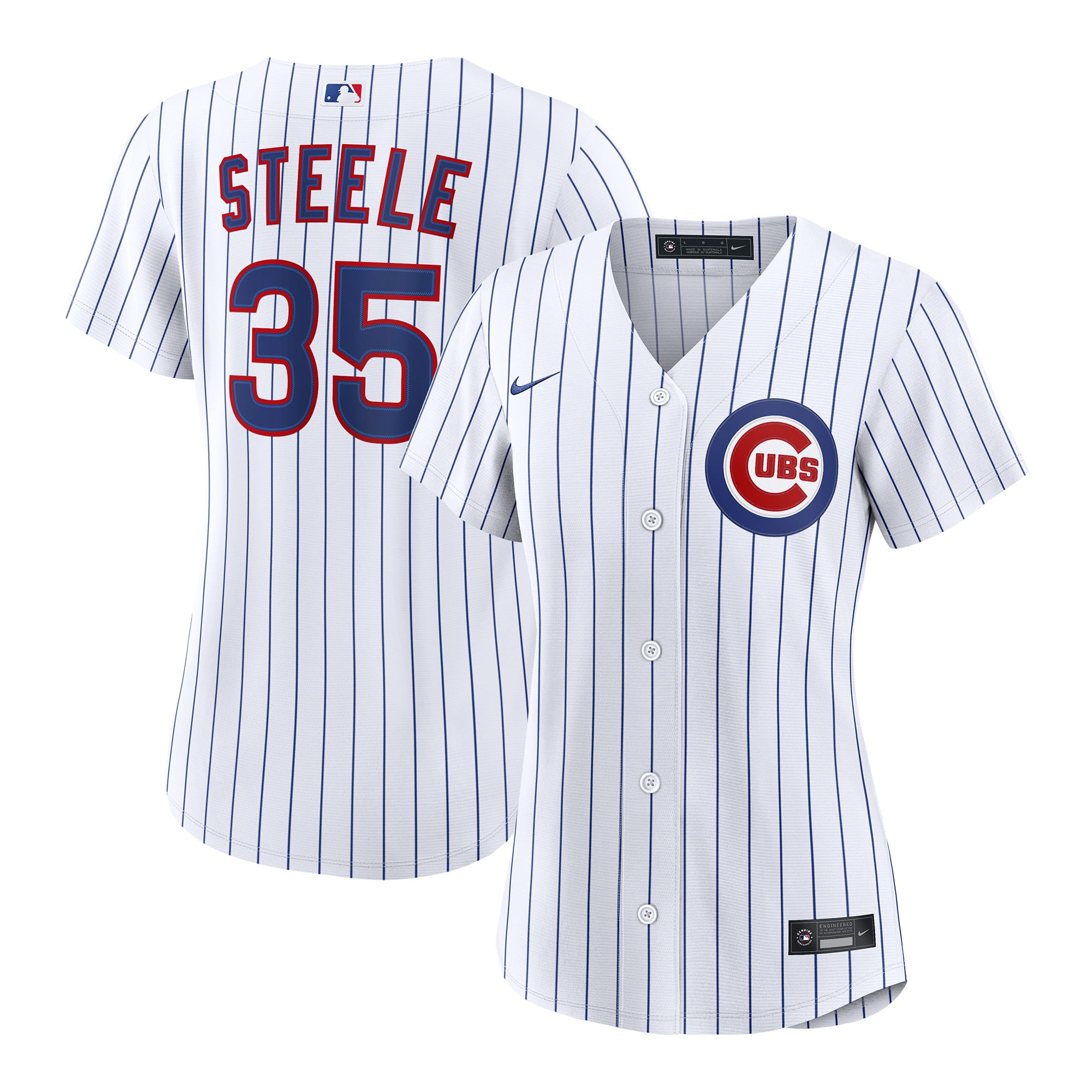 Women's Nike Justin Steele White Chicago Cubs Home Replica Jersey