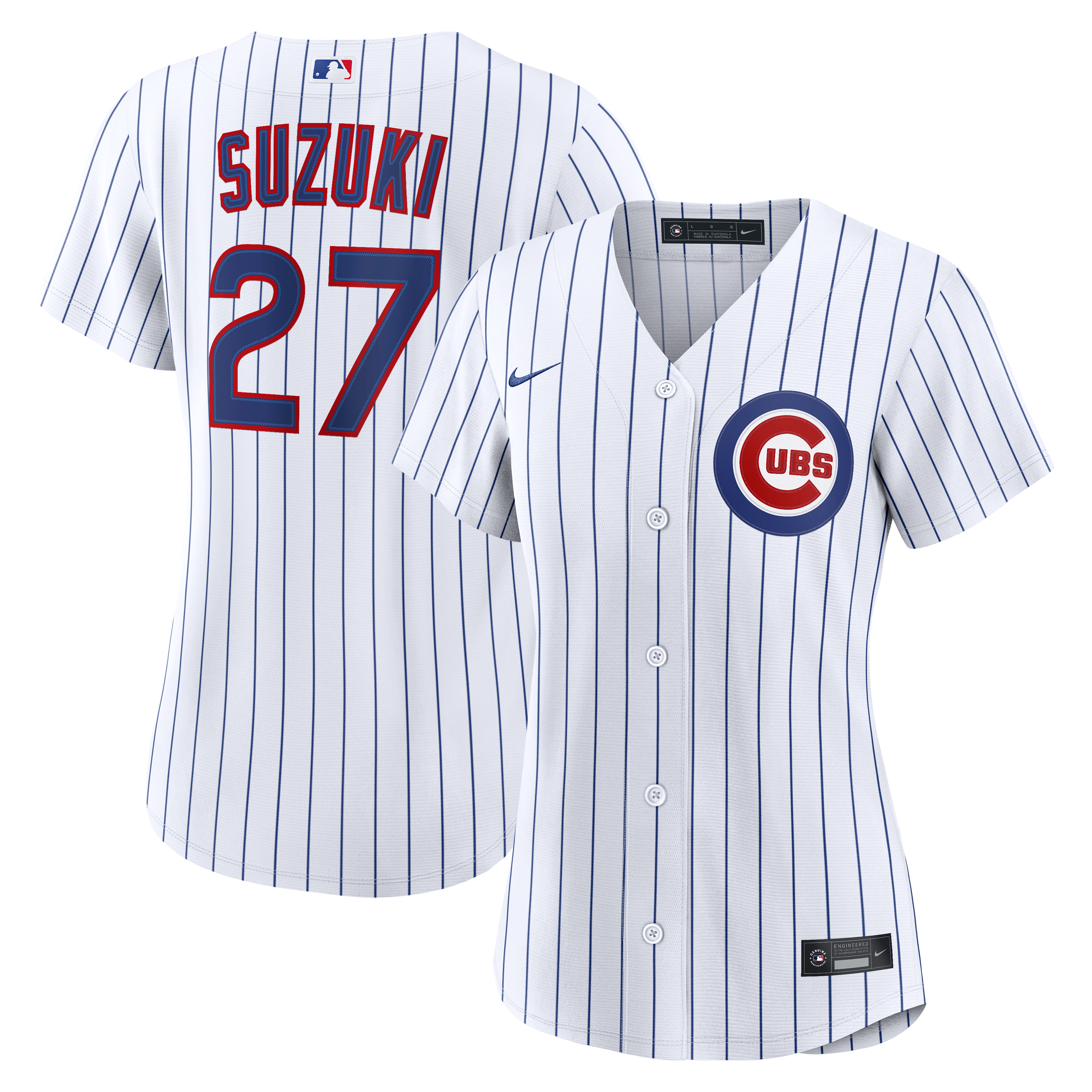 Women's Nike Seiya Suzuki White Chicago Cubs Home Replica Jersey