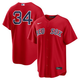 Men's Nike David Ortiz Red Boston Red Sox Alternate Replica Jersey