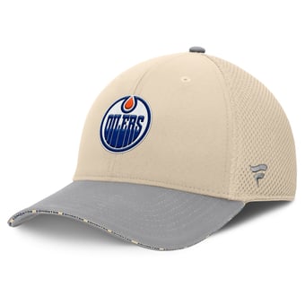 Men's Fanatics Tan Edmonton Oilers Fundamentals Span Flex Hat