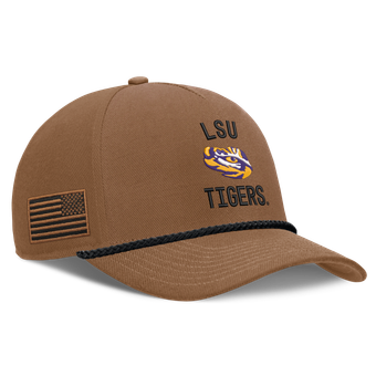 Men's Nike Brown LSU Tigers 2026 Military Appreciation Rope Rise Adjustable Hat