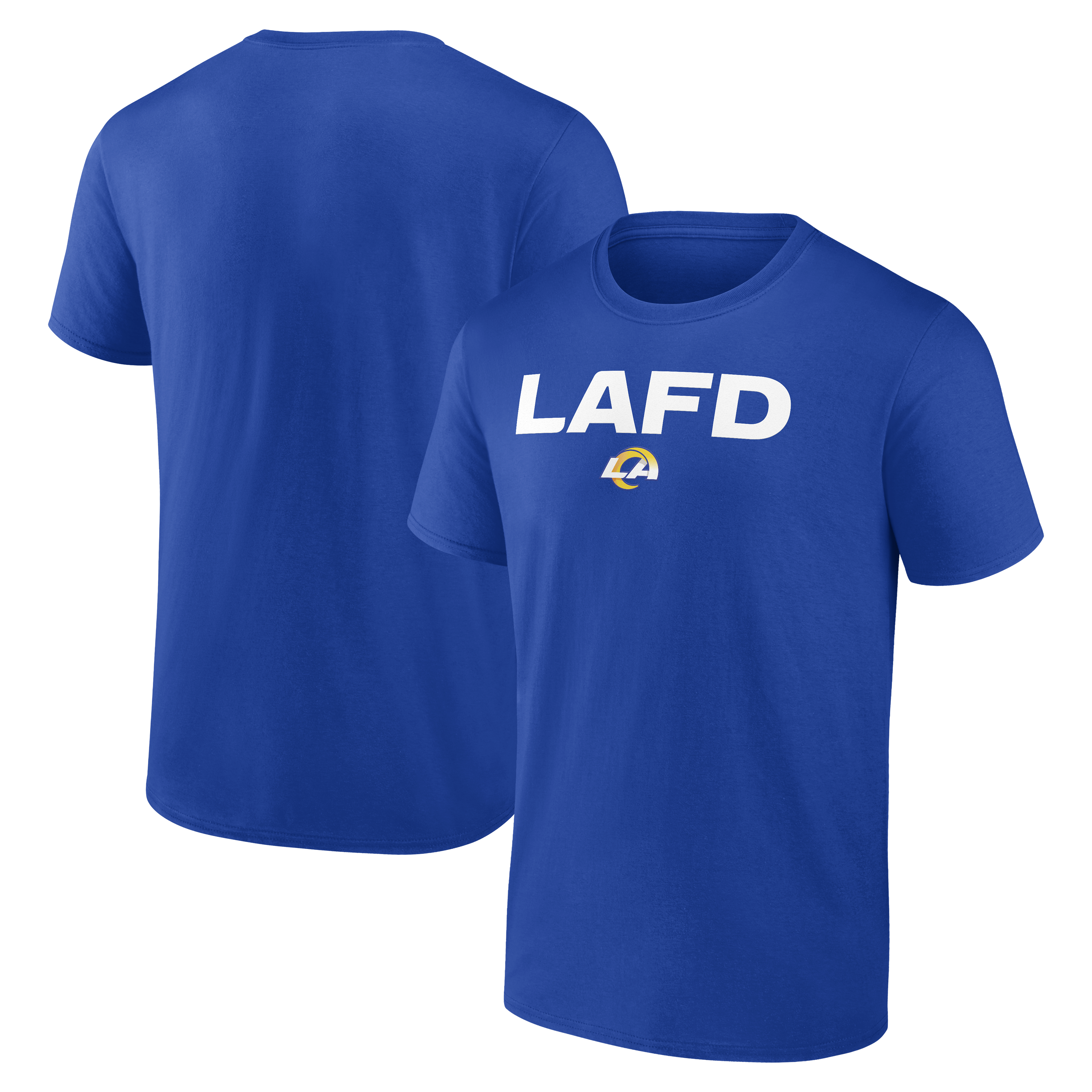 Men's Fanatics Royal Los Angeles Rams LAFD T-Shirt