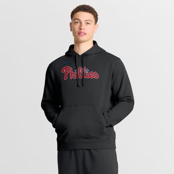 Men's Nike Black Philadelphia Phillies Dri-FIT Club Hoodie
