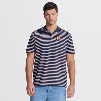Men's Nike Navy/White Houston Astros Striped Victory Dri-FIT Polo