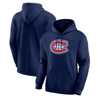 Men's Logo Athletic Navy Montreal Canadiens Essential Hoodie
