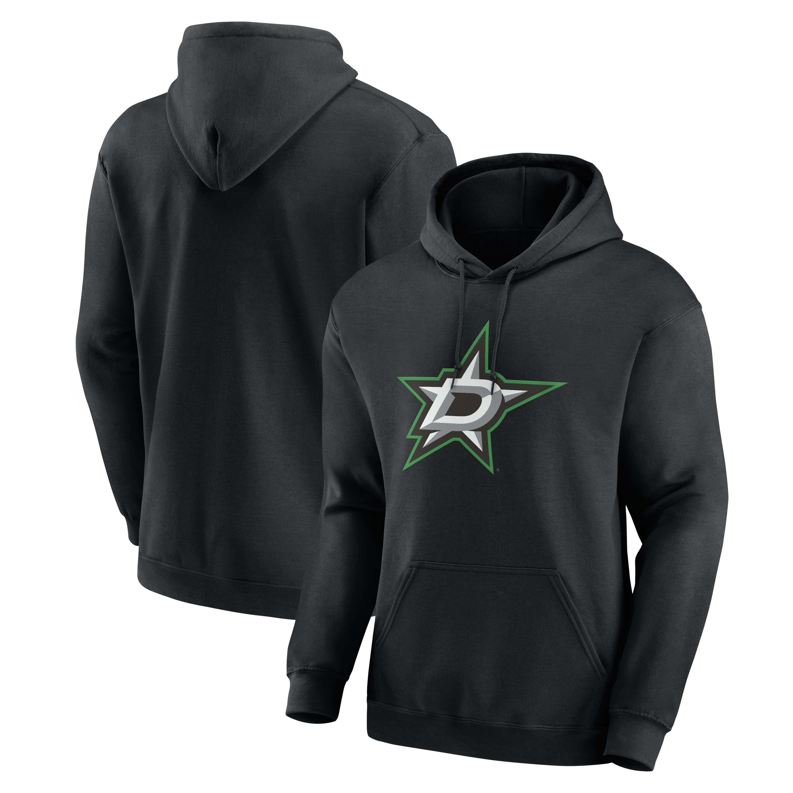 Men’s Logo Athletic Black Dallas Stars Essential Hoodie Men’s Logo Athletic Black Dallas Stars Essential Hoodie