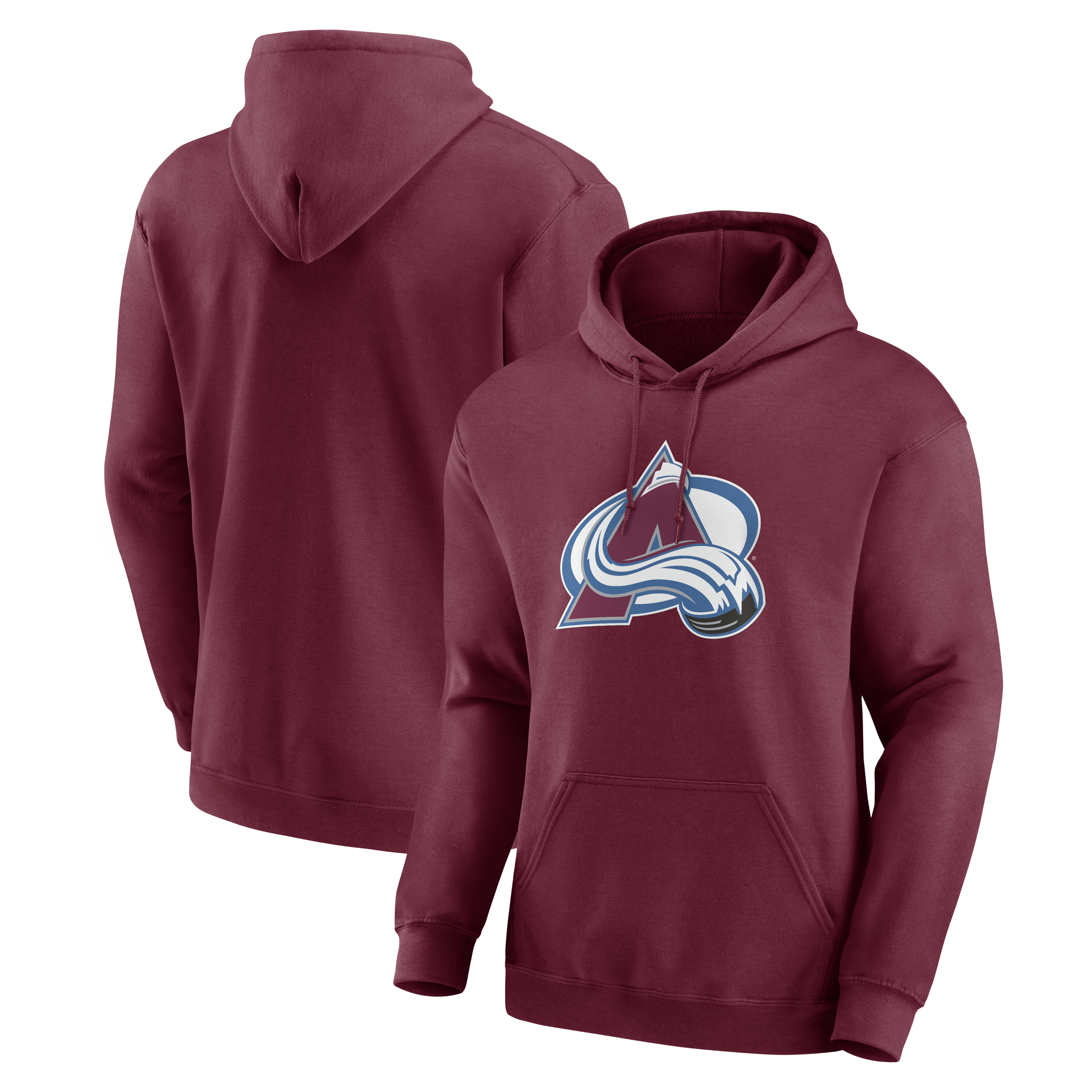 Men's Logo Athletic Burgundy Colorado Avalanche Essential Hoodie
