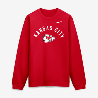 Men's Nike Red Kansas City Chiefs Primetime Club Sweatshirt