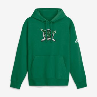 Men's Nike  Kelly Green Philadelphia Eagles Short Pass Rewind Club Fleece Hoodie