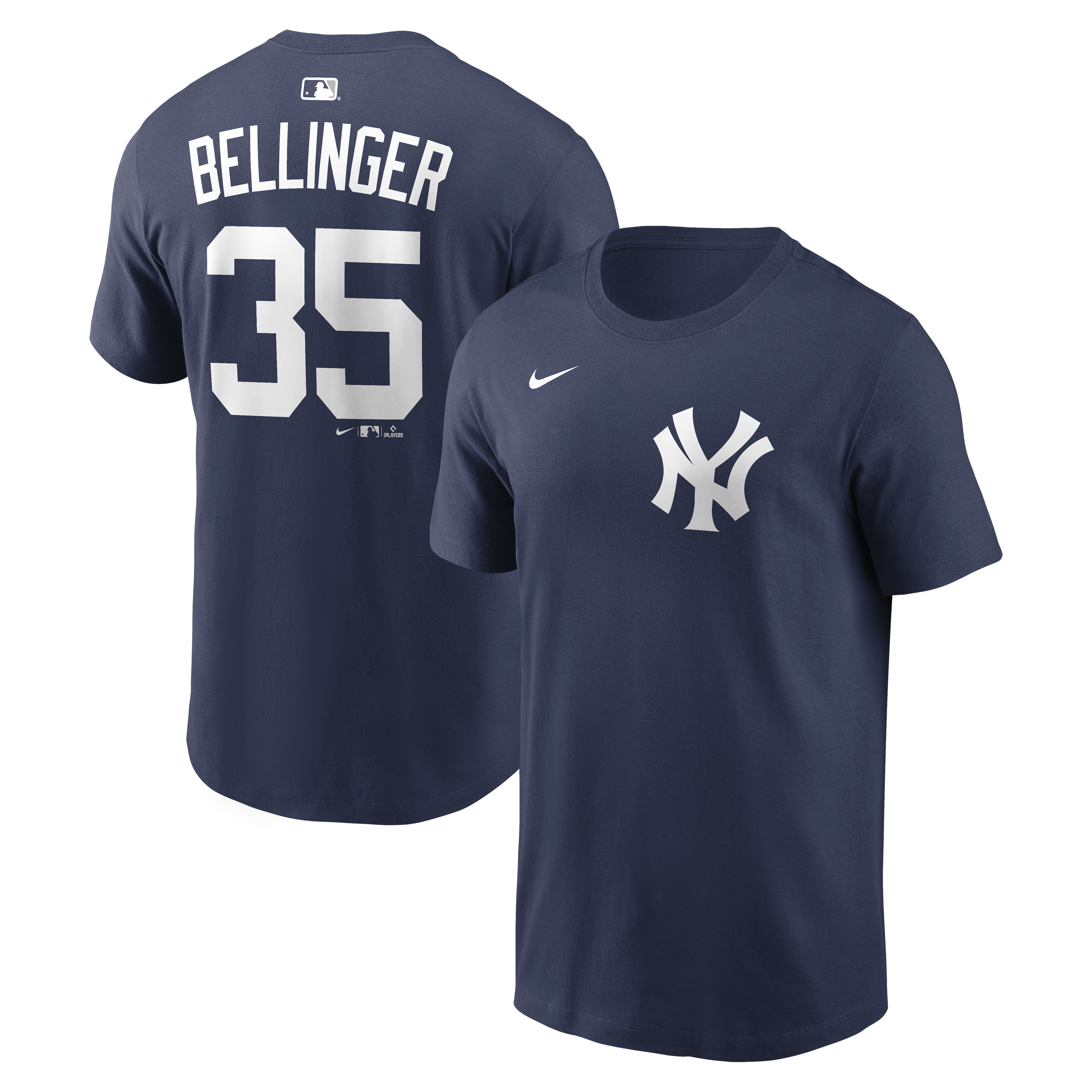 Men's Nike Cody Bellinger Navy New York Yankees Name & Number T-Shirt