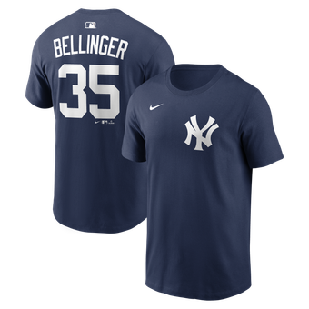 Men's Nike Cody Bellinger Navy New York Yankees Name & Number T-Shirt