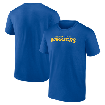 Men's Logo Athletic Royal Golden State Warriors Wordmark T-Shirt