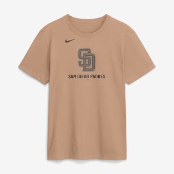 Men's Nike Tan San Diego Padres Fashion Cotton T-Shirt