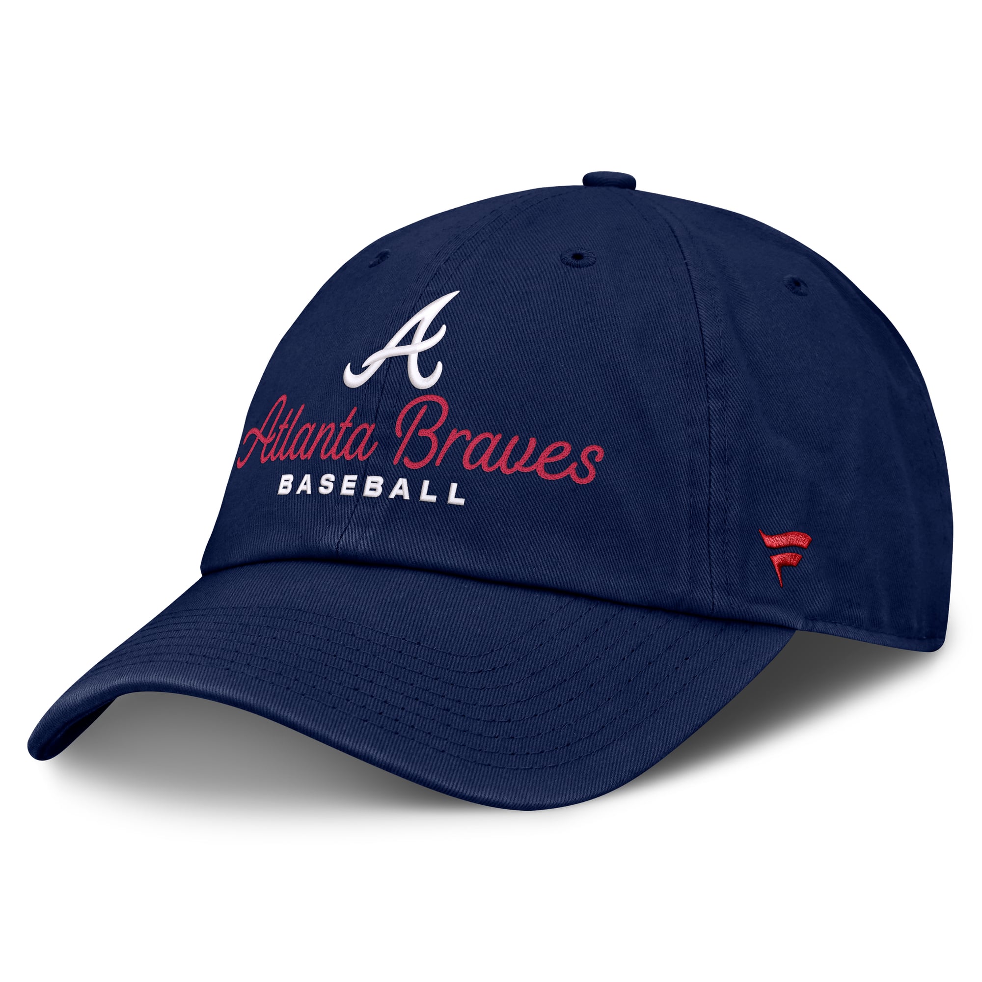 Women's Fanatics  Navy Atlanta Braves Velocity Adjustable Hat