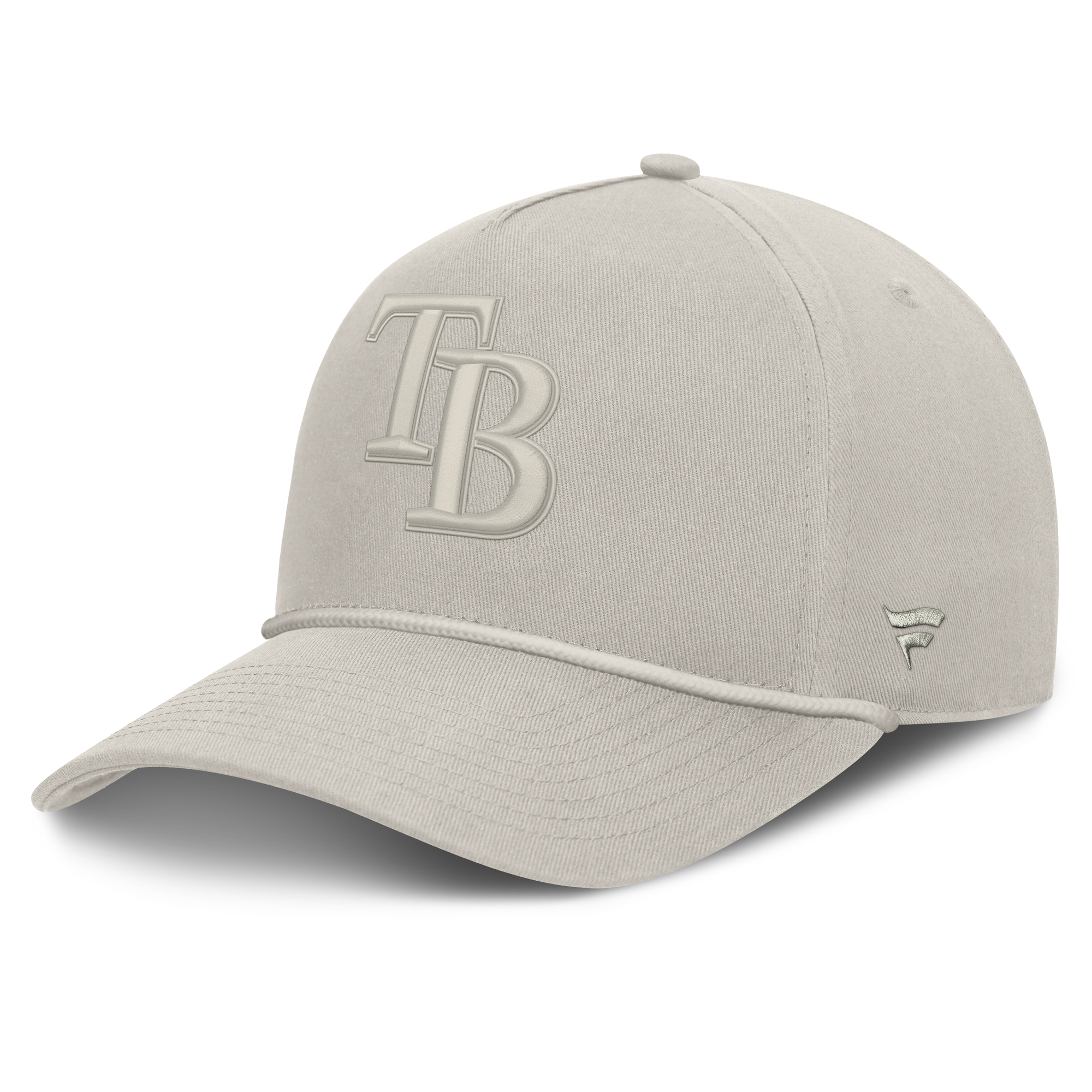 Men's Fanatics  Stone Tampa Bay Rays Undertone A-Frame Adjustable Hat