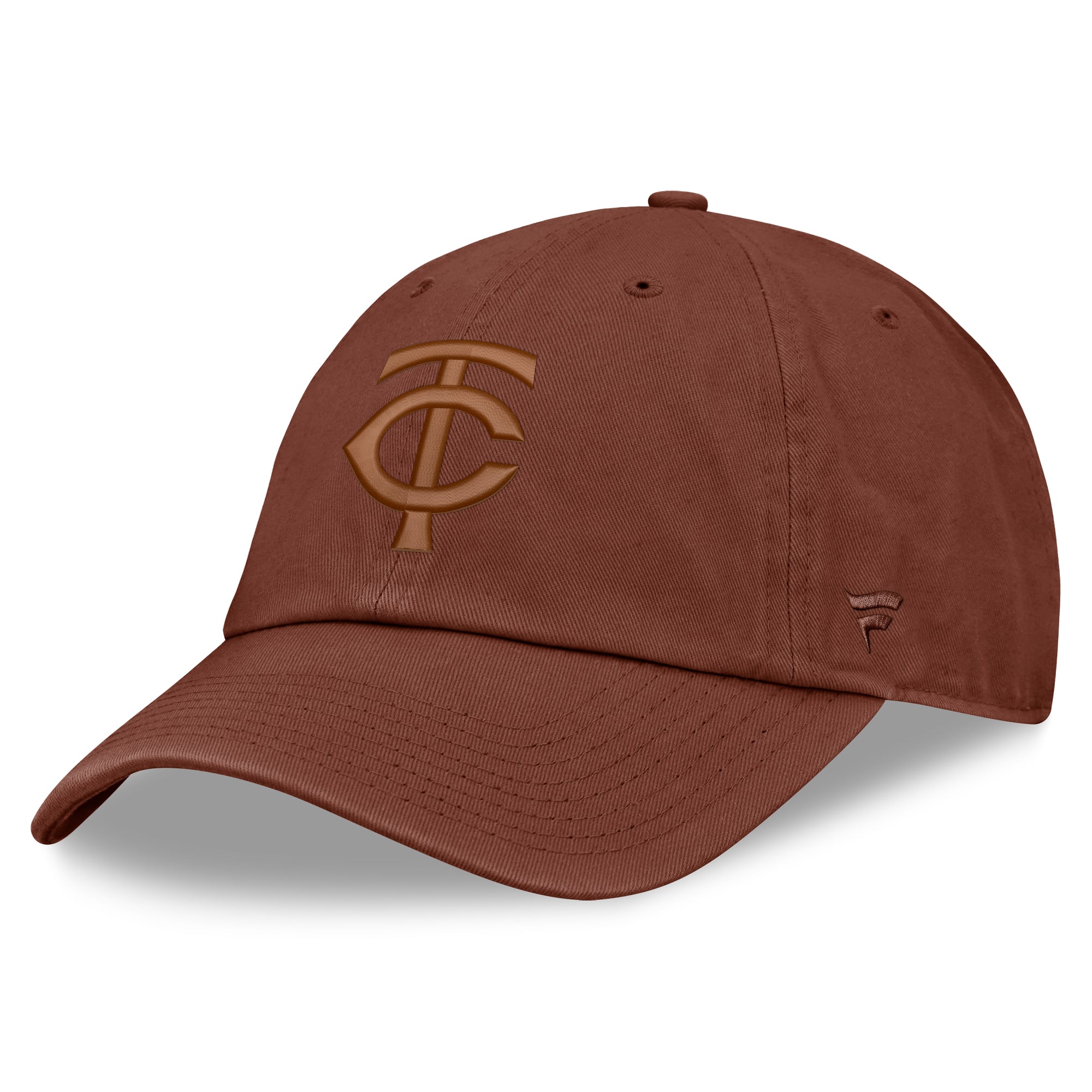Men's Fanatics  Brown Minnesota Twins Tinge Adjustable Hat