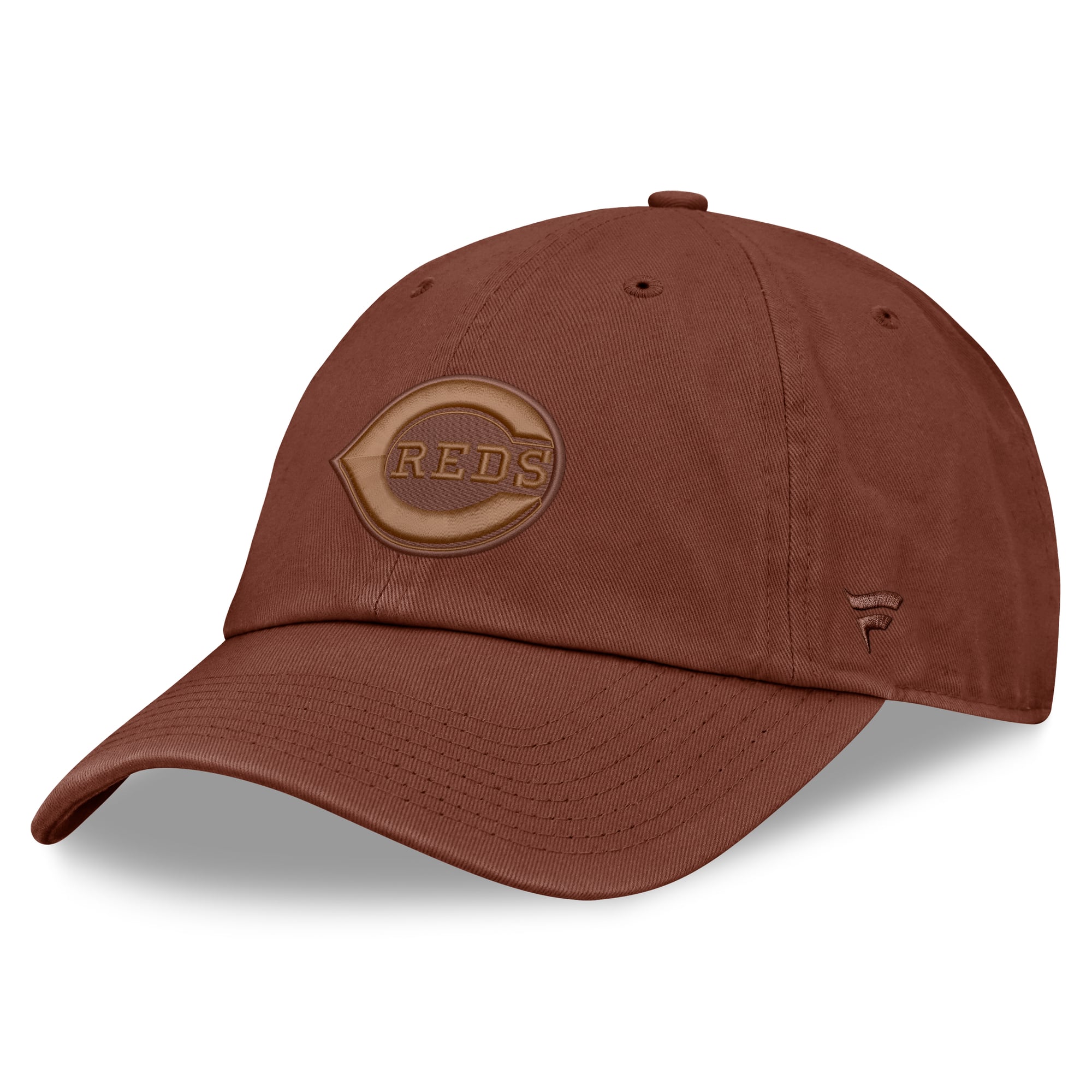 Men's Fanatics Brown Cincinnati Reds Tinge Adjustable Hat