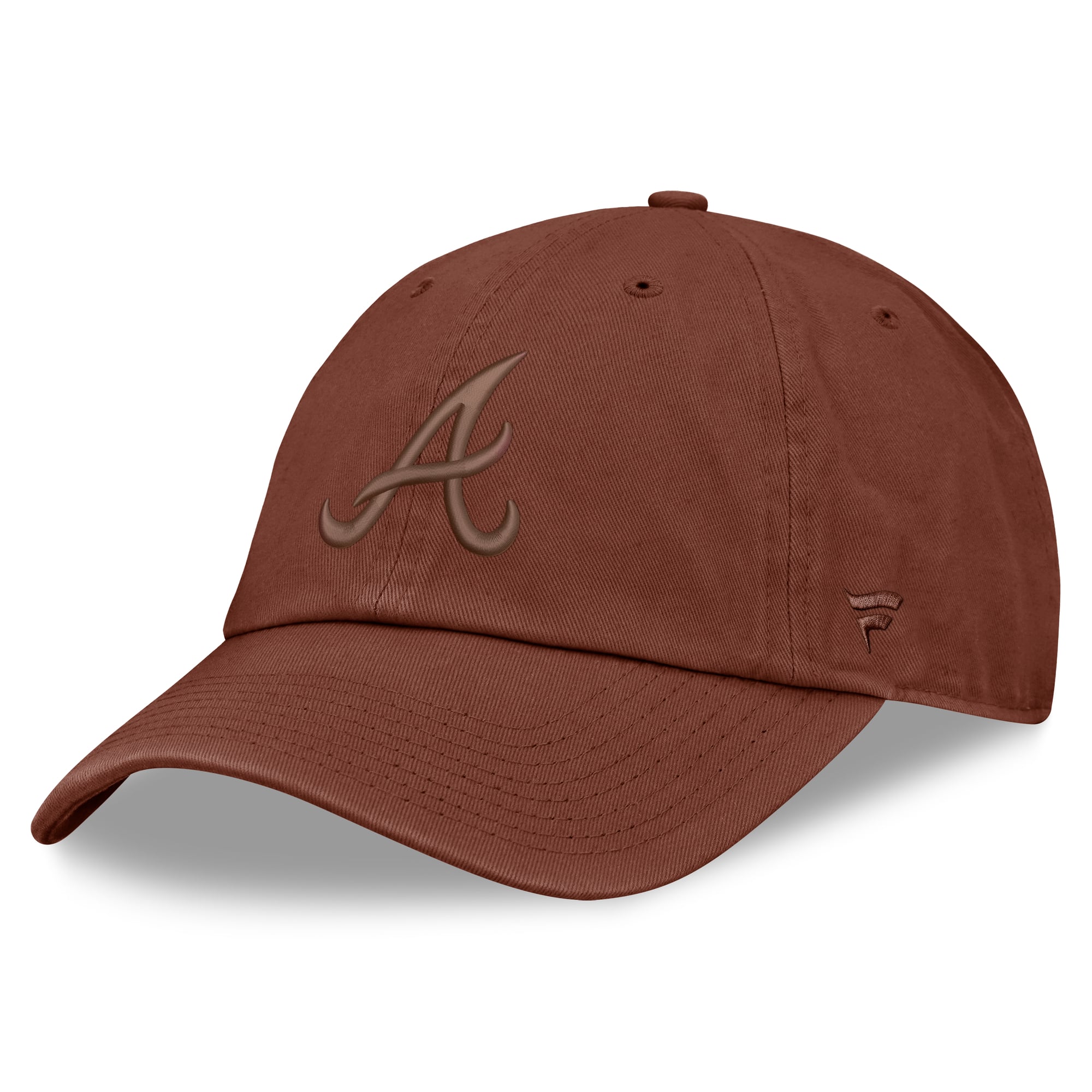 Men's Fanatics  Brown Atlanta Braves Tinge Adjustable Hat