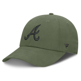 Men's Fanatics  Olive Atlanta Braves Pine Rider Adjustable Hat