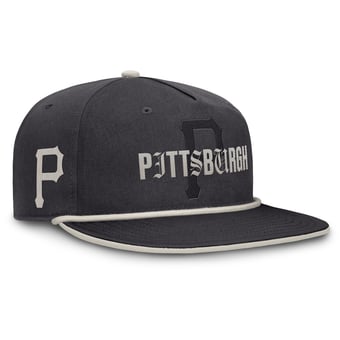 Men's Fanatics Graphite Pittsburgh Pirates Gapper Snapback Hat