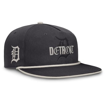Men's Fanatics Graphite Detroit Tigers Gapper Snapback Hat