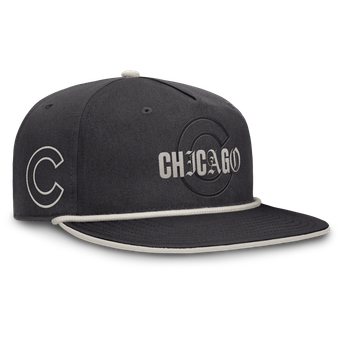 Men's Fanatics Graphite Chicago Cubs Gapper Snapback Hat
