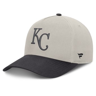 Men's Fanatics Stone/Graphite Kansas City Royals Wonder A-Frame Adjustable Hat