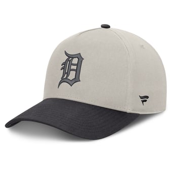 Men's Fanatics Stone/Graphite Detroit Tigers Wonder A-Frame Adjustable Hat