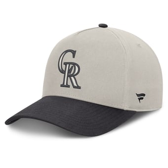Men's Fanatics Stone/Graphite Colorado Rockies Wonder A-Frame Adjustable Hat