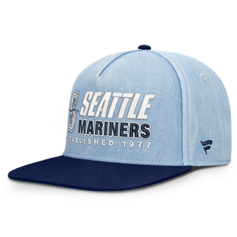 Men's Fanatics  Denim Seattle Mariners Twinbill Snapback Hat