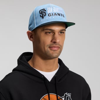 Men's Fanatics  Denim San Francisco Giants Twinbill Snapback Hat