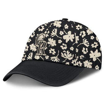 Women's Fanatics  Black Colorado Rockies Blossom Adjustable Hat