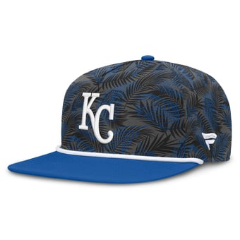 Men's Fanatics Gray/Royal Kansas City Royals Spring Training Moon Golfer Adjustable Hat