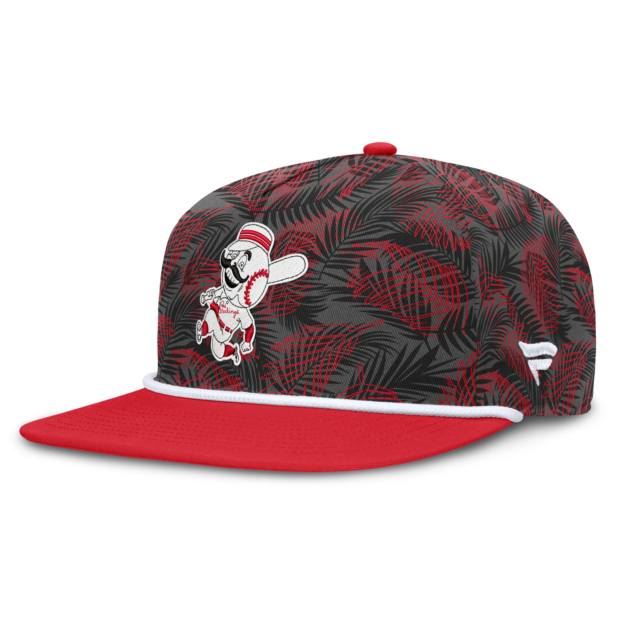 Men's Fanatics Gray/Red Cincinnati Reds Spring Training Moon Golfer Adjustable Hat