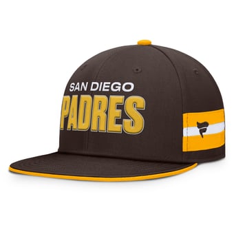 Men's Fanatics  Brown San Diego Padres Pick Off Fitted Hat