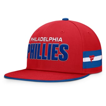 Men's Fanatics  Red Philadelphia Phillies Pick Off Fitted Hat