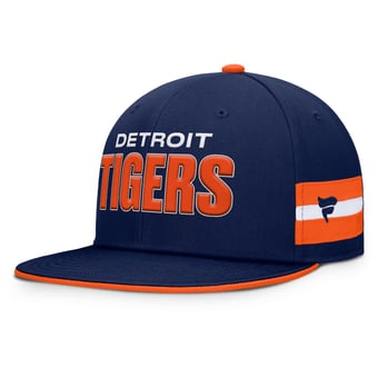Men's Fanatics  Navy Detroit Tigers Pick Off Fitted Hat