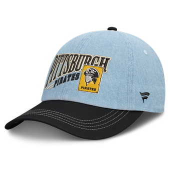 Men's Fanatics  Denim Pittsburgh Pirates Retire Adjustable Hat