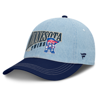 Men's Fanatics  Denim Minnesota Twins Retire Adjustable Hat