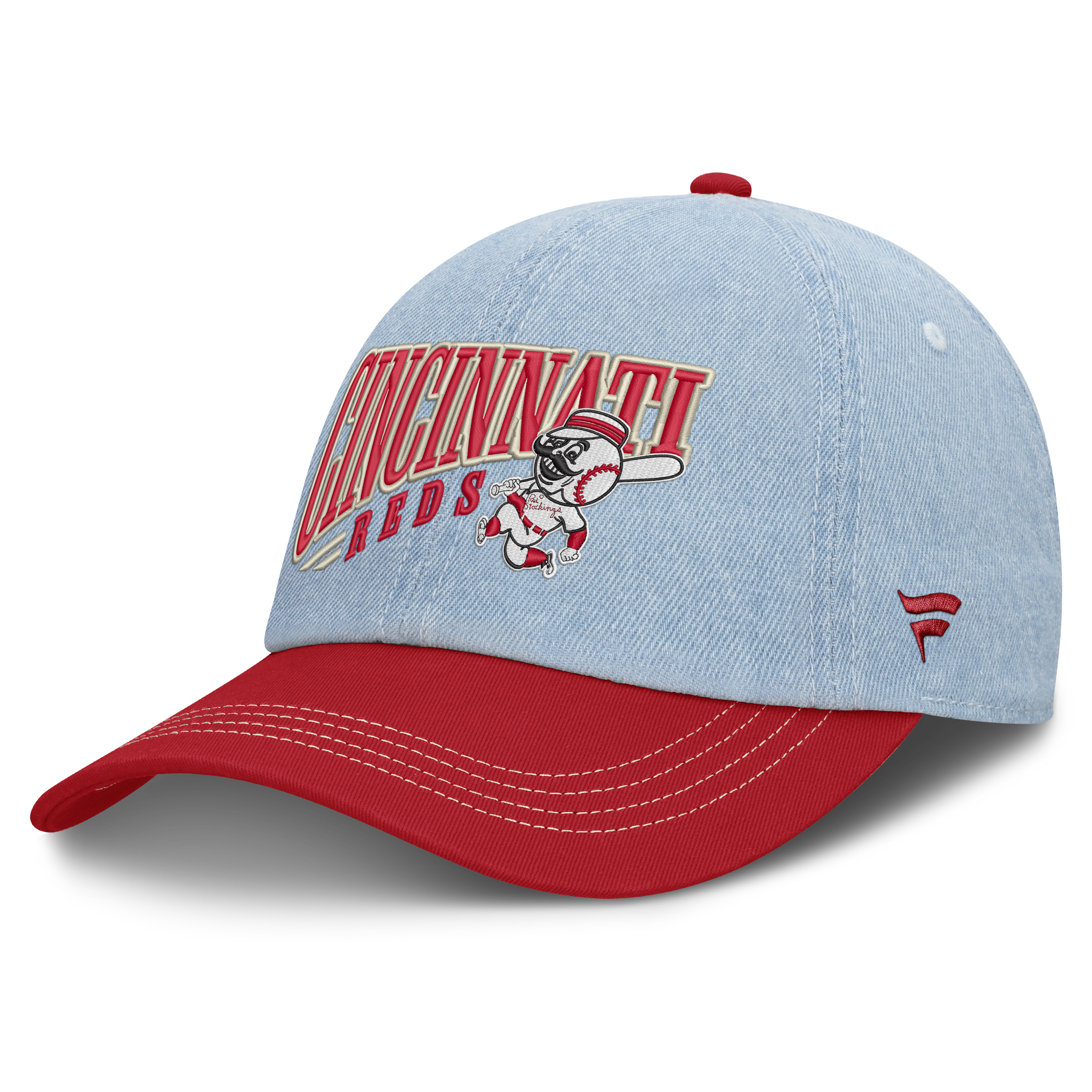 Men's Fanatics  Denim Cincinnati Reds Retire Adjustable Hat