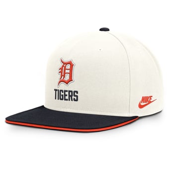 Men's Nike Cream/Navy Detroit Tigers Cooperstown Pro Dri-FIT Snapback Hat