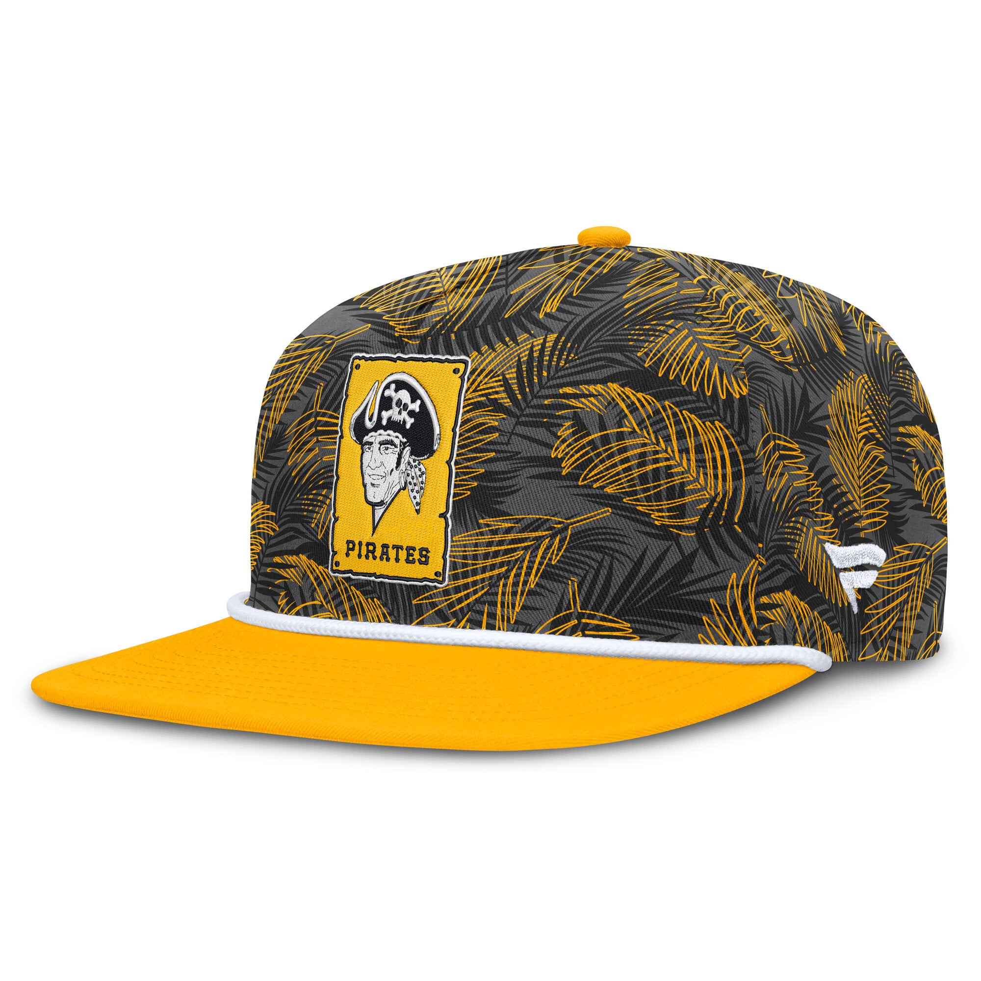 Men's Fanatics Gray/Gold Pittsburgh Pirates Spring Training Moon Golfer Adjustable Hat