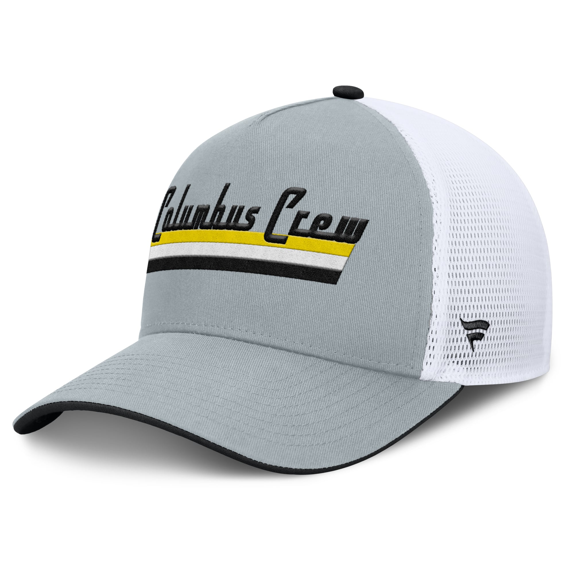 Men's Fanatics Gray Columbus Crew Knuckle Trucker Adjustable Hat