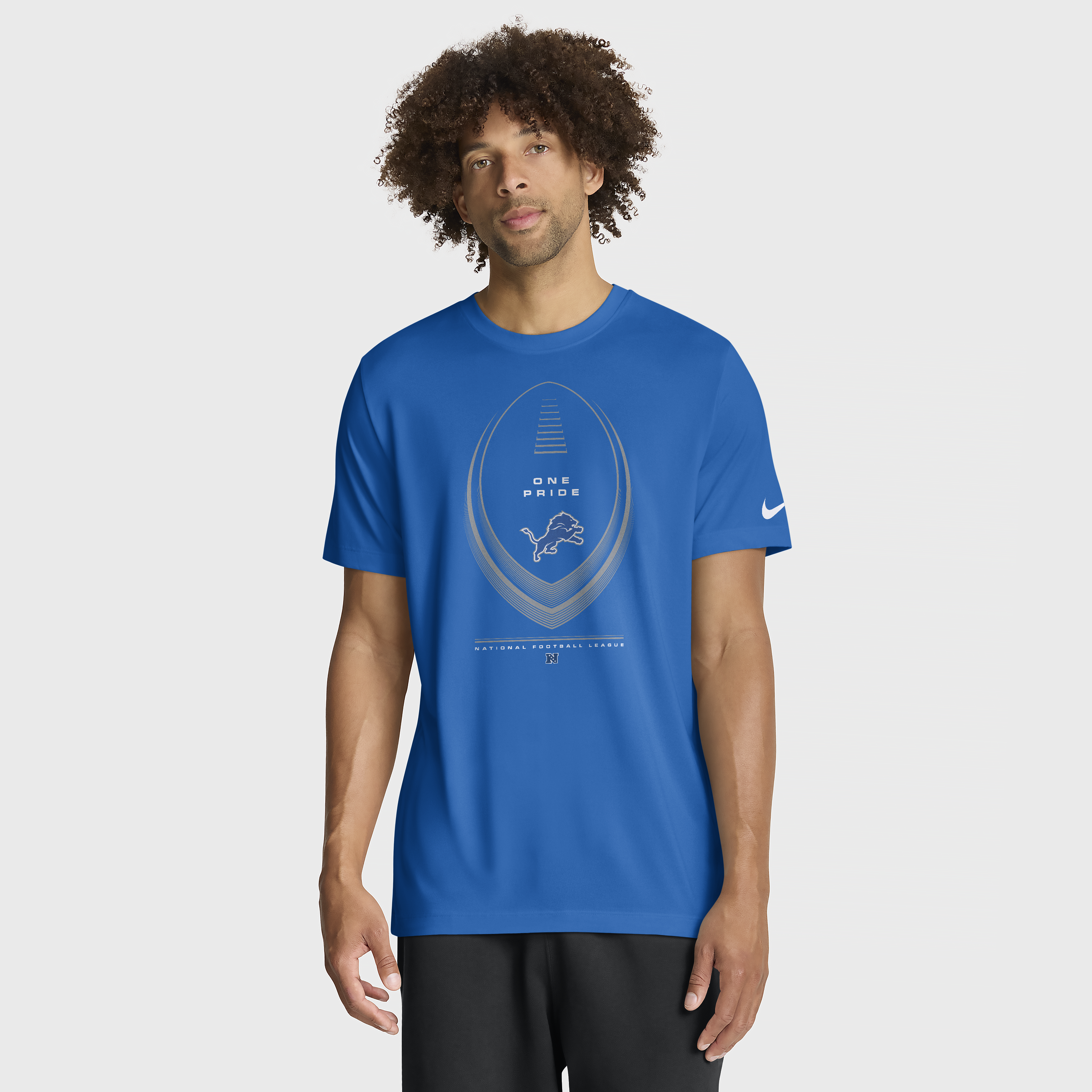 Men's Nike Blue Detroit Lions Legend Icon Dri-FIT T-Shirt